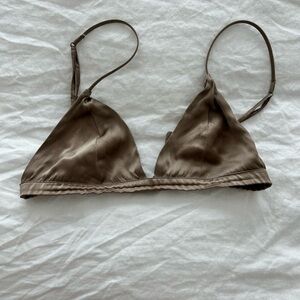 Silk Triangle Bralette